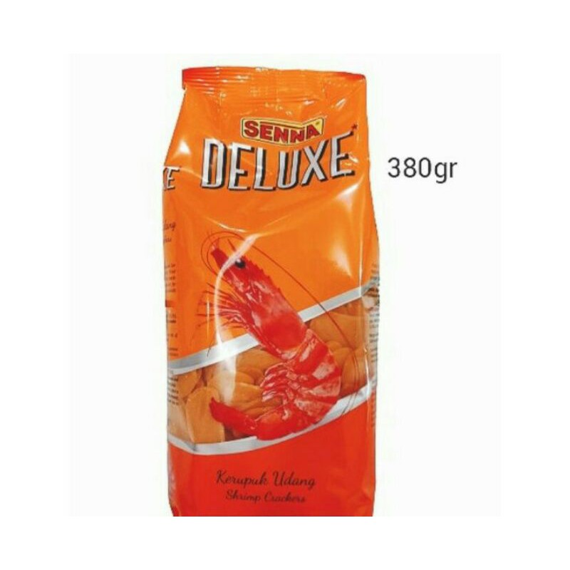 

Senna deluxe kerupuk udang (shrimp crackers) dan kerupuk ikan