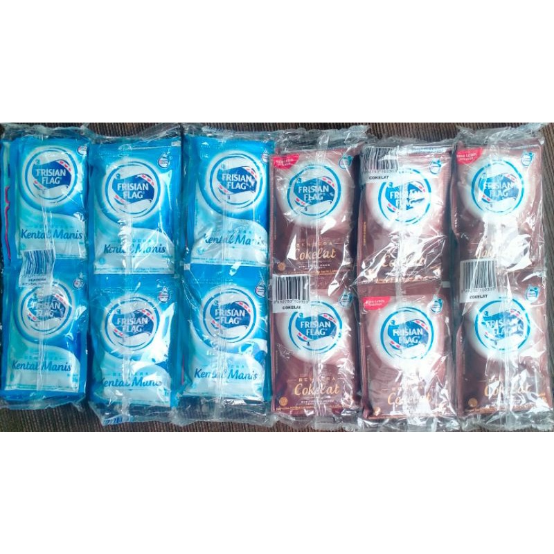 

susu Frisian flag saset.susu saset,susu sehat.