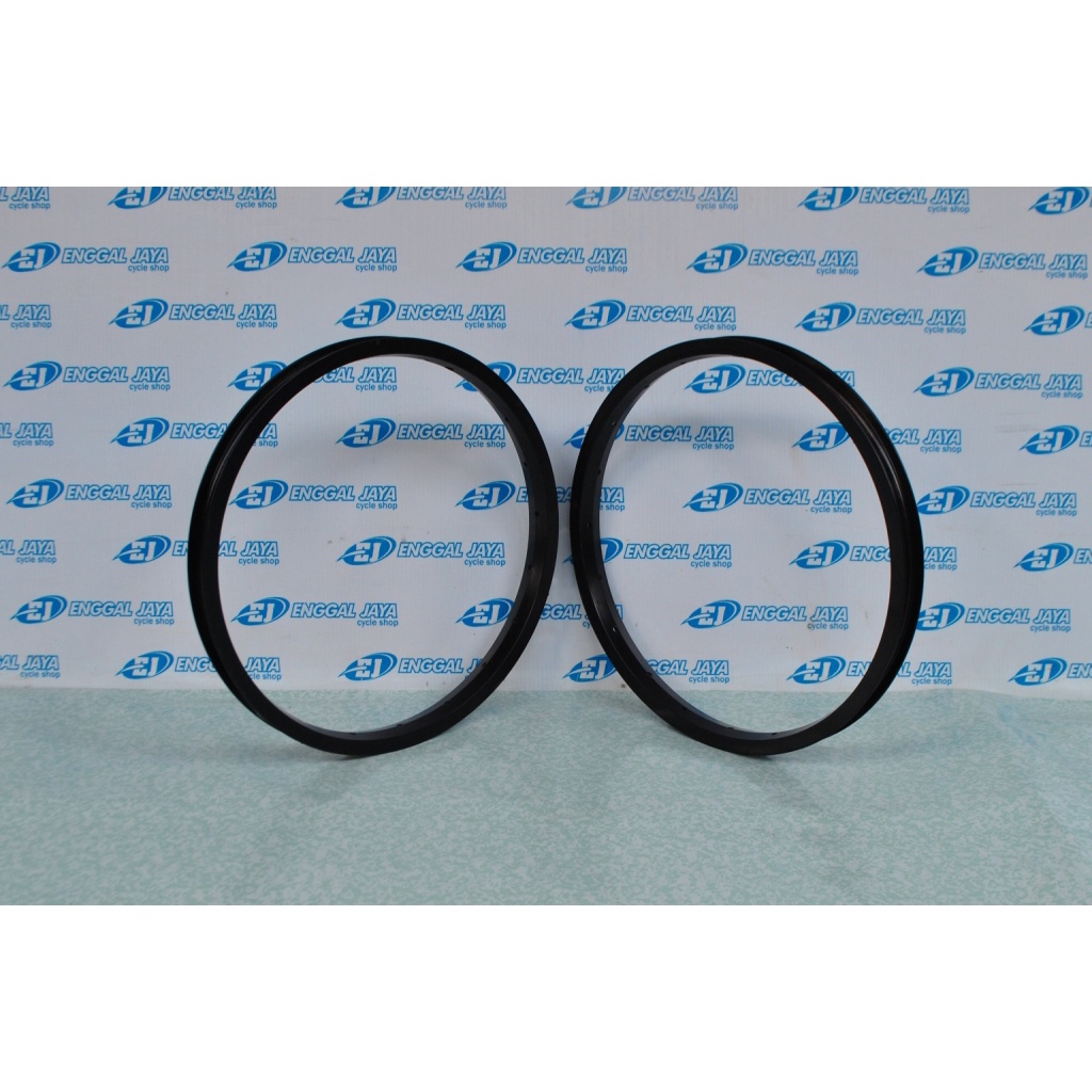 Velg Sepeda Exotic By Pacific 16 Murni 20H Alloy Hitam - Rim Rims Sepeda Anak BMX Lipat Mini 16 Ring