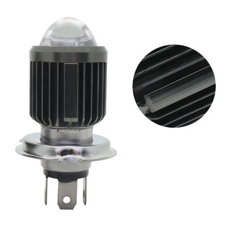 Lampu LED Utama Motor Mobil H4 Laser 2 Warna