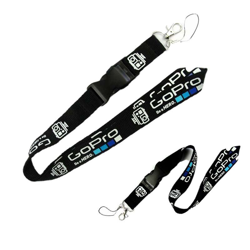 Lanyard Dengan Tombol Pelepas Cepat Tali Leher Untuk Kamera Ponsel Sling Gantungan Kunci ID Card Tali Anti Hilang