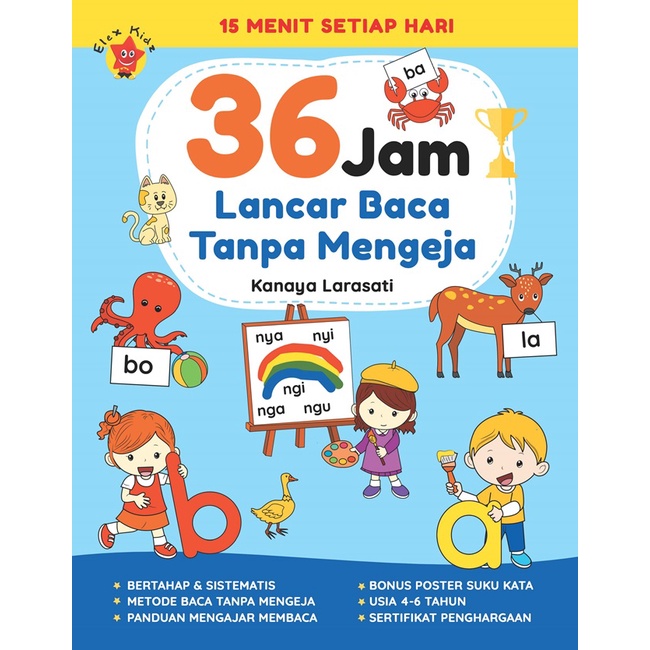 Gramedia Banjarbaru - 36 JAM LANCAR BACA TANPA MENGEJA