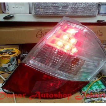 STOPLAMP HONDA JAZZ GE8 2008 2013 LED RED CLEAR DEPO