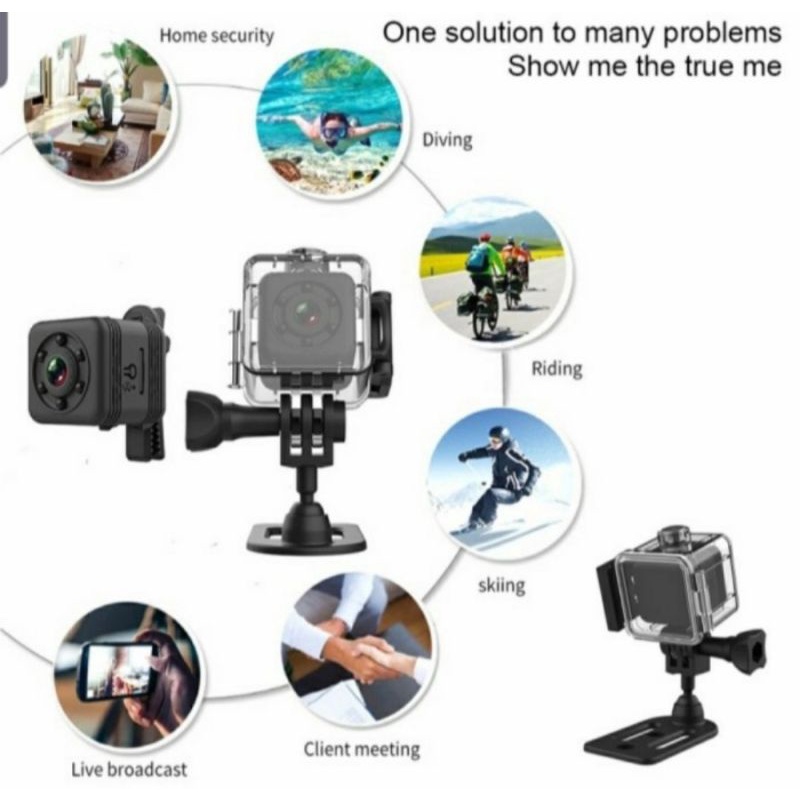 Kamera wifi SQ29 spy cam 1080P waterproof