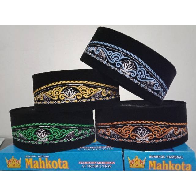 Peci motif batik bordir computer songkok nasional anak dewasa kopiah kopyah bordir computer