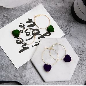 Anting Korea Fashion Import Hoops Love