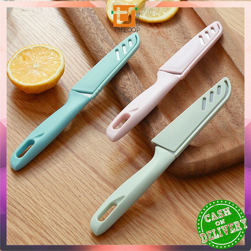 OFM-C442 Pisau Set Keramik 3 in 1 Serbaguna/ Talenan Pisau Pengupas Buah Dan Sayur Knife Peeler Fruit Chopping