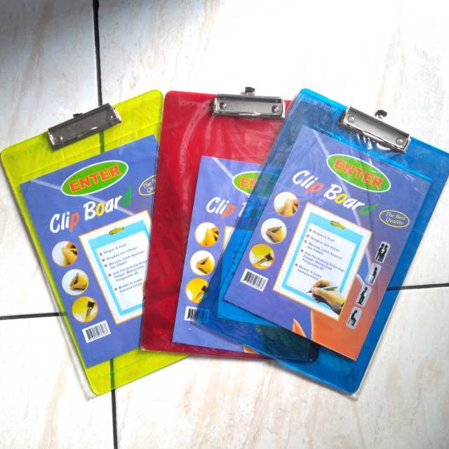 

CLIP BOARD TRANSPARAN