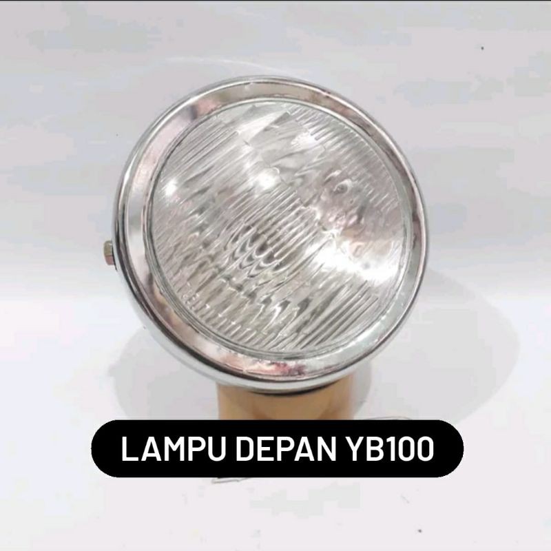 Lampu Depan Headlamp Reflektor Yamaha YB100 YB 100 Chrome Krom