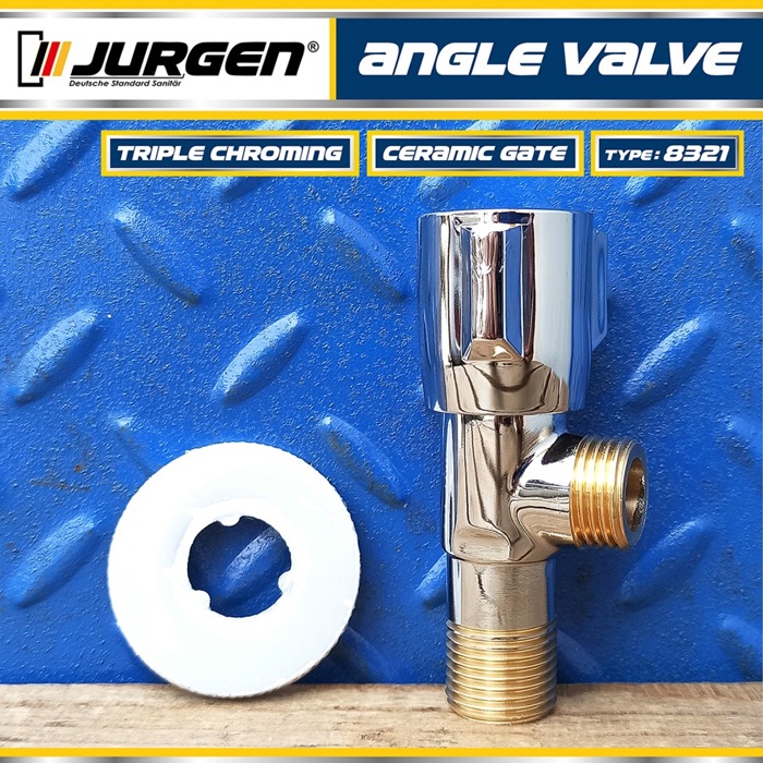 Stop Kran WC Single Valve 1/2 Inch Keran Jet Shower (Kuningan) Jurgen