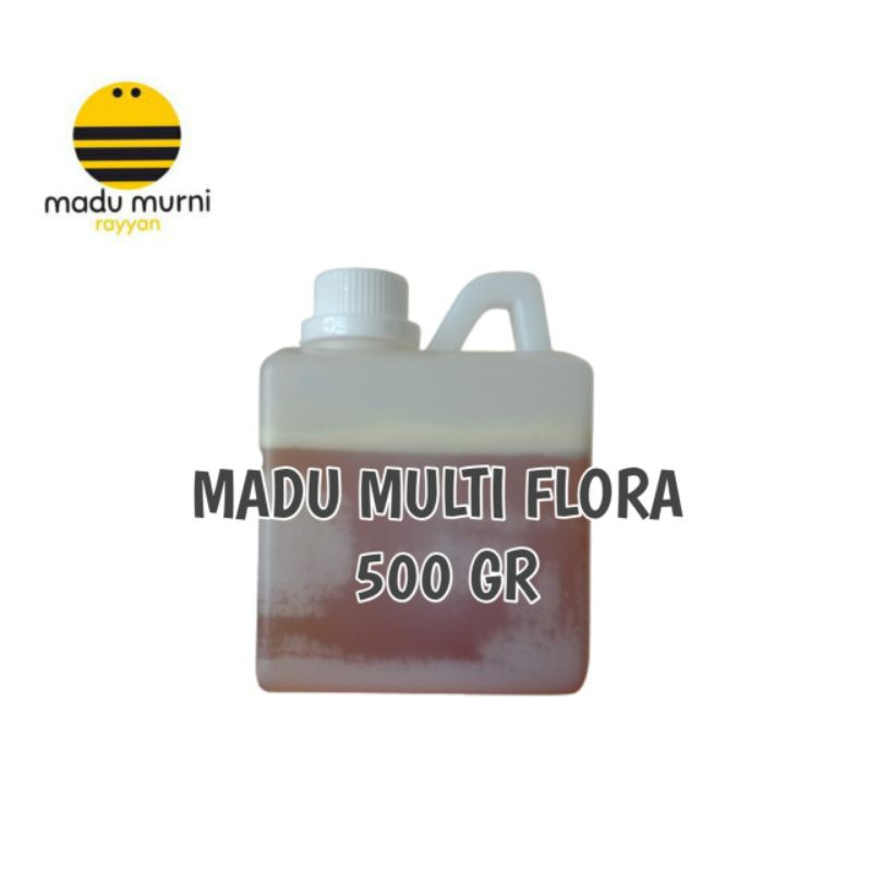 Madu Multiflora Raw honey/Natural Honey 500gr