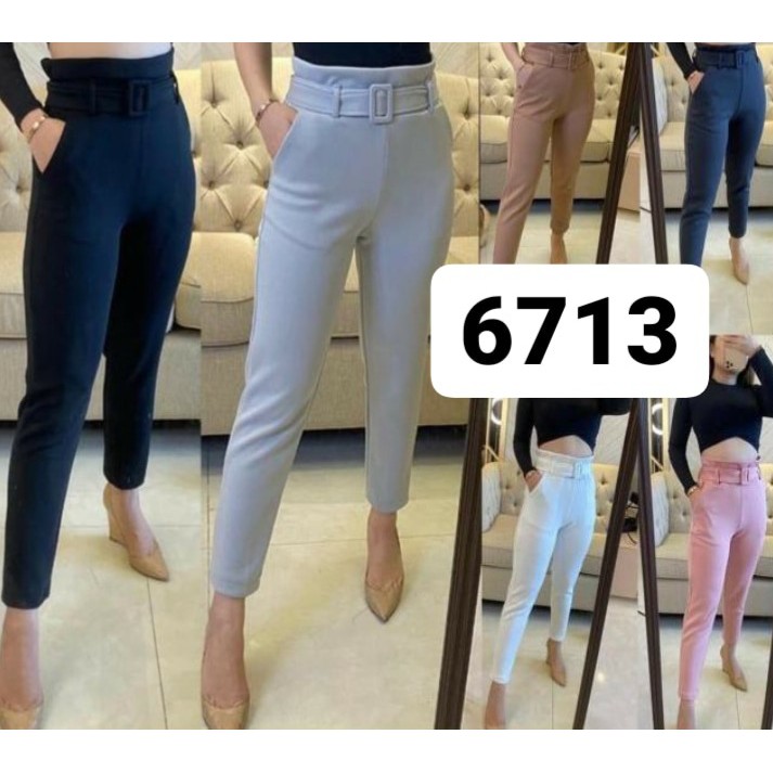 CATHERINE /CELANA PALAZO BELT /FREE BELT /BAHAN TEBAL