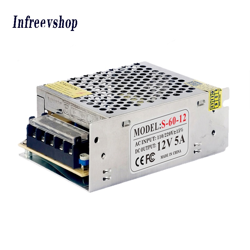 Adaptor 12V 5A Switching Power Supply 12v5a 60w