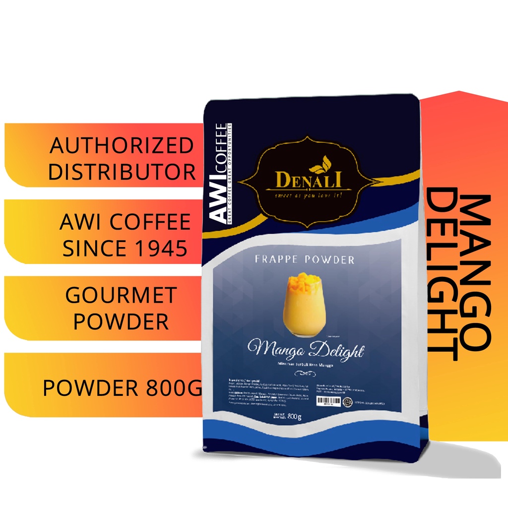 

Awi Segar Harum I Powder Mango Delight 800gr I denali I coffee | Flavored