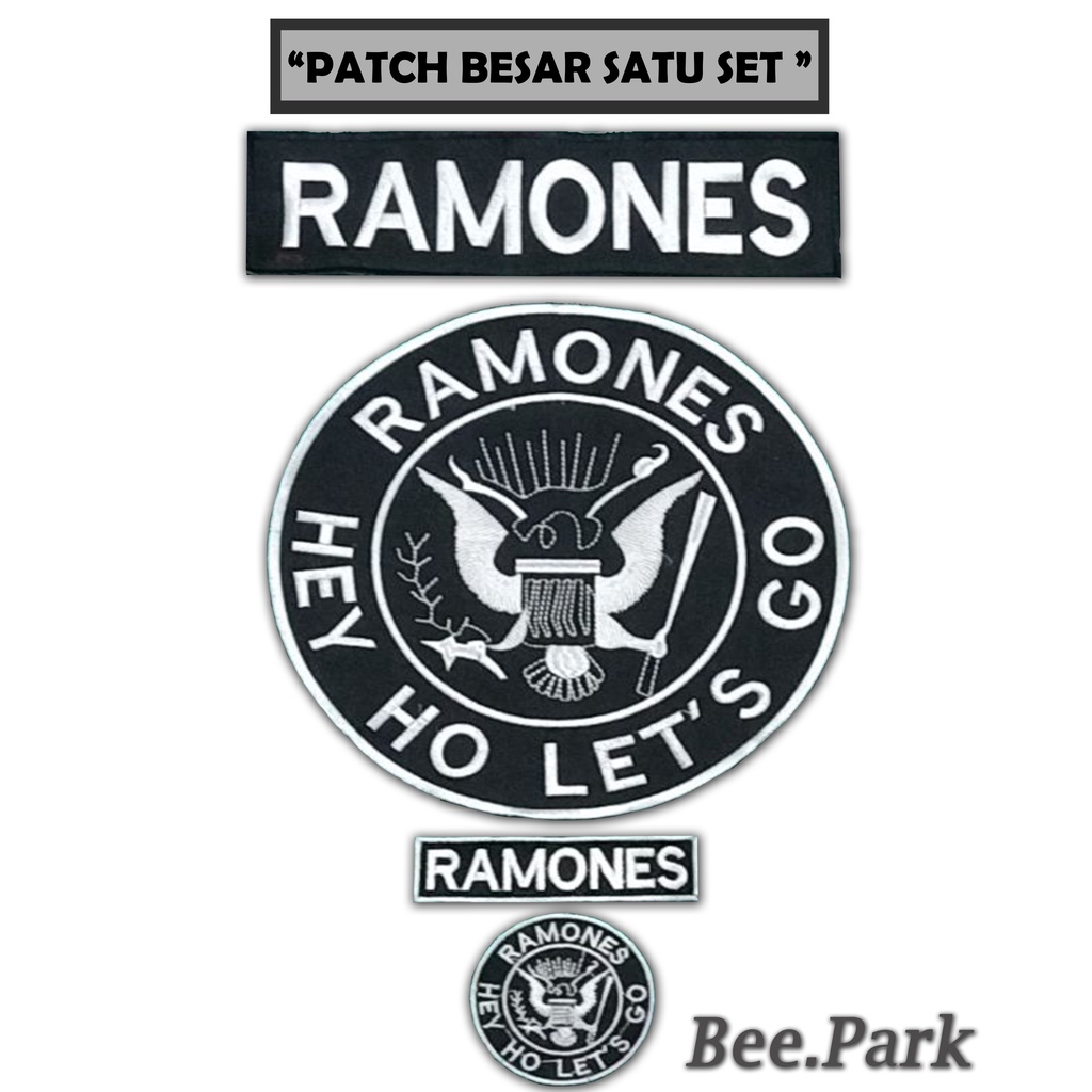 BACK PATCH BODIR SATU SET RAMONES