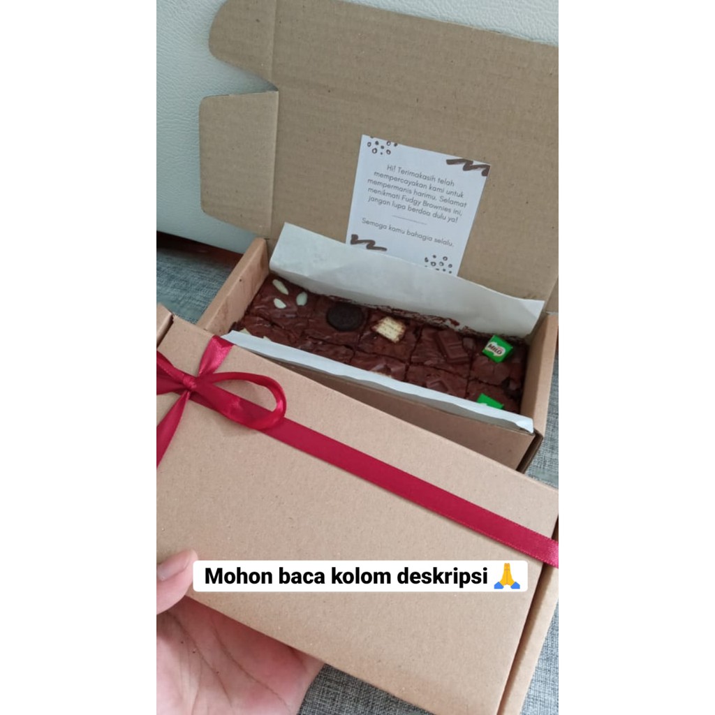 

brownies fudgy brownies bandung brownies topping