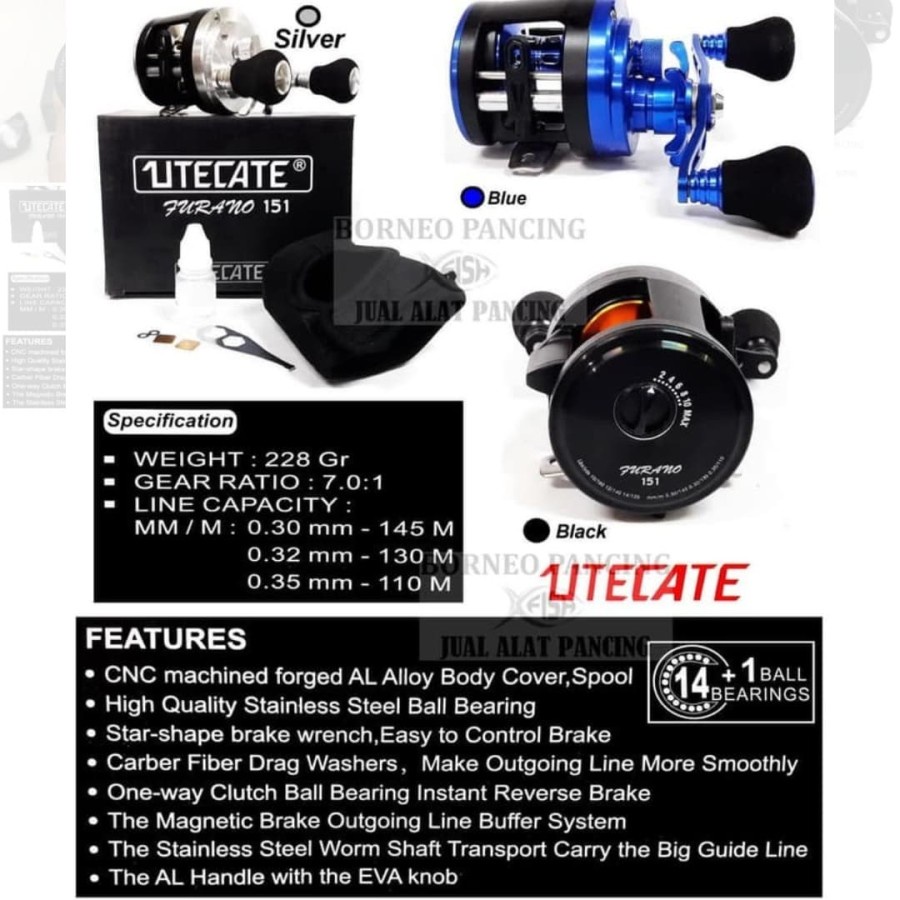 REEL UTECATE FURANO 151