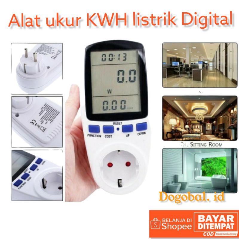 Kwh meter digital Alat pengukur daya listrik digital Alat ukur kwh listrik digital