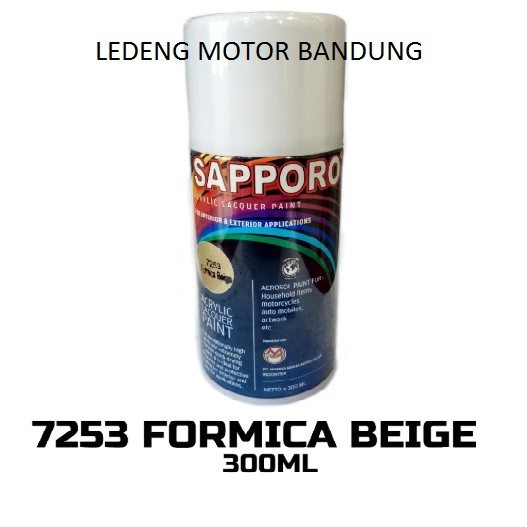 Sapporo 7253 Formica Beige Cat Semprot Aerosol Saporo Paint