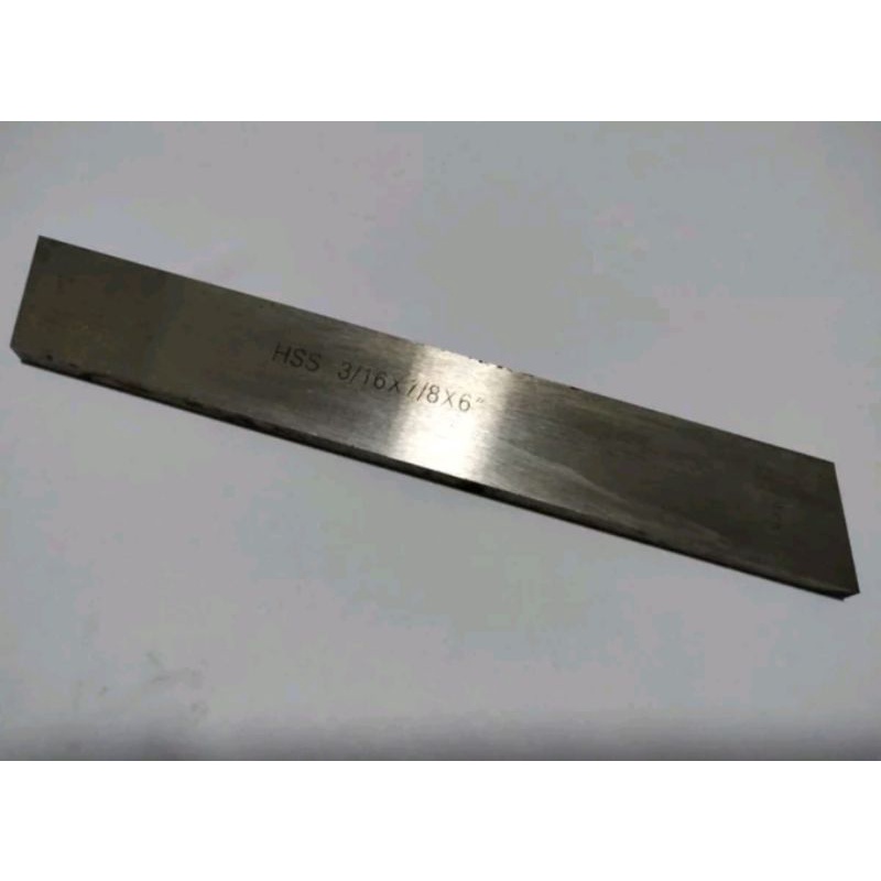 HSS Mata Pisau Bubut Pahat Bubut HSS Persegi Panjang Datar HSS Rectangular Flat 3/16 x7/8×6 inch
