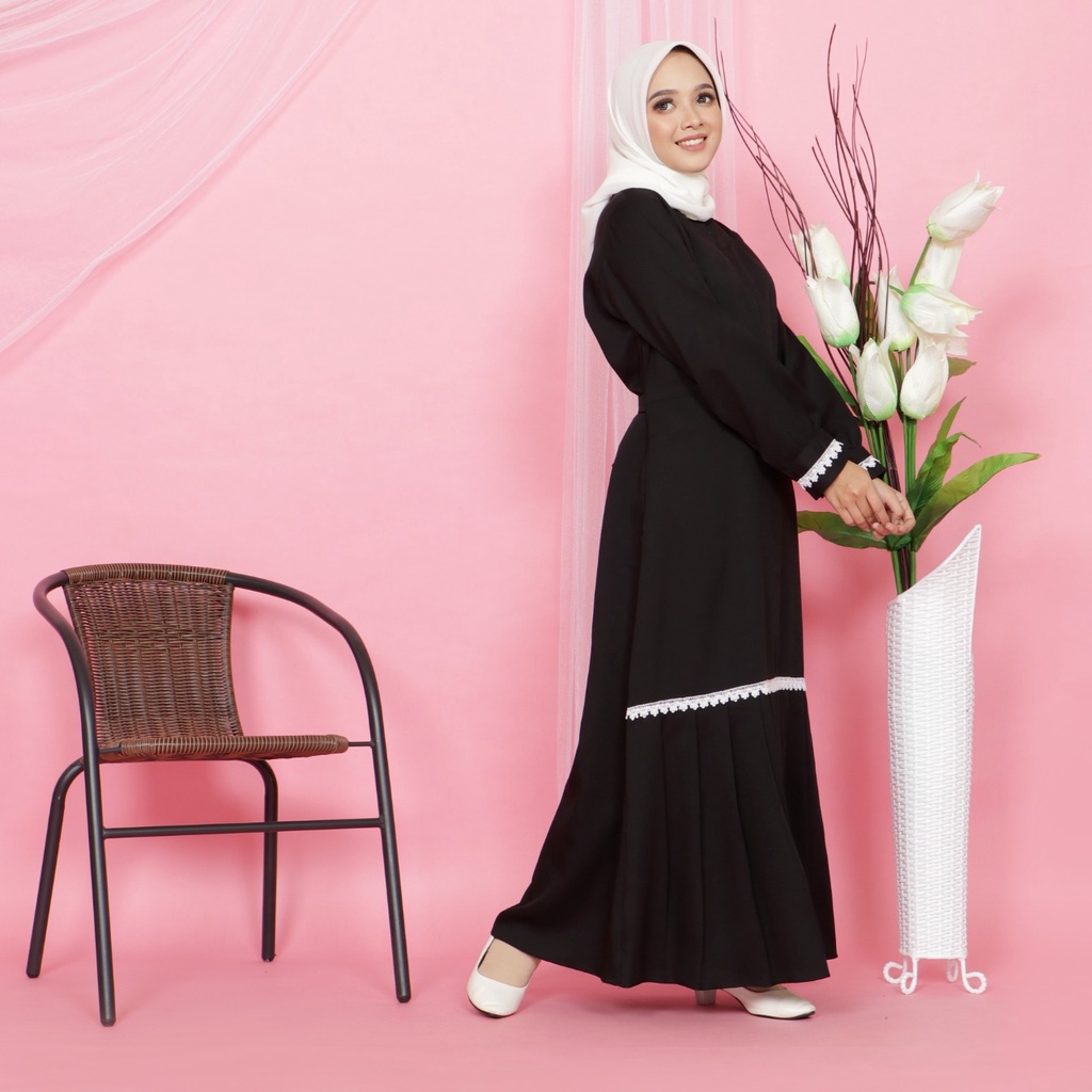 Gamis Hitam Gamis Modern Abaya Hitam Gamis Remaja Gamis Terbaru 20223Abaya Remaja Turkey Gamis Hitam Gamis Putih