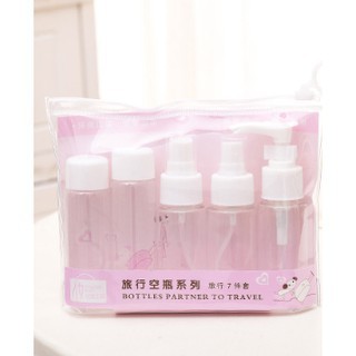 Set 6pcs Travel Mini Makeup Cosmetic Botol Plastik Wadah 