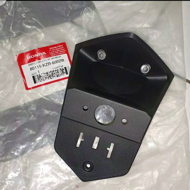 Cover Dudukan Lampu Plat Nomor Vario 125 fi old 80115KZR600ZB