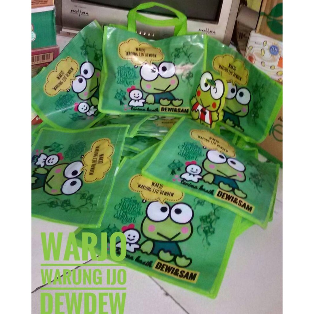 FLASH SALE LIVE CUSTOM  Tas Ultah NATAL MAULID HAJI UMROH BIDAN Murah Custom Pakai Nama Tas Ulang Tahun Desain Suka 2 Goodie Bag Custom