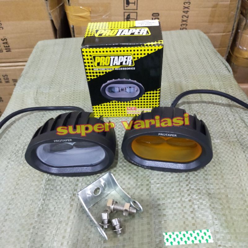 LAMPU SOROT OWL OVAL BESAR PUTIH KUNING LAMPU TEMBAK OWL BESAR 20 WATT STROBO