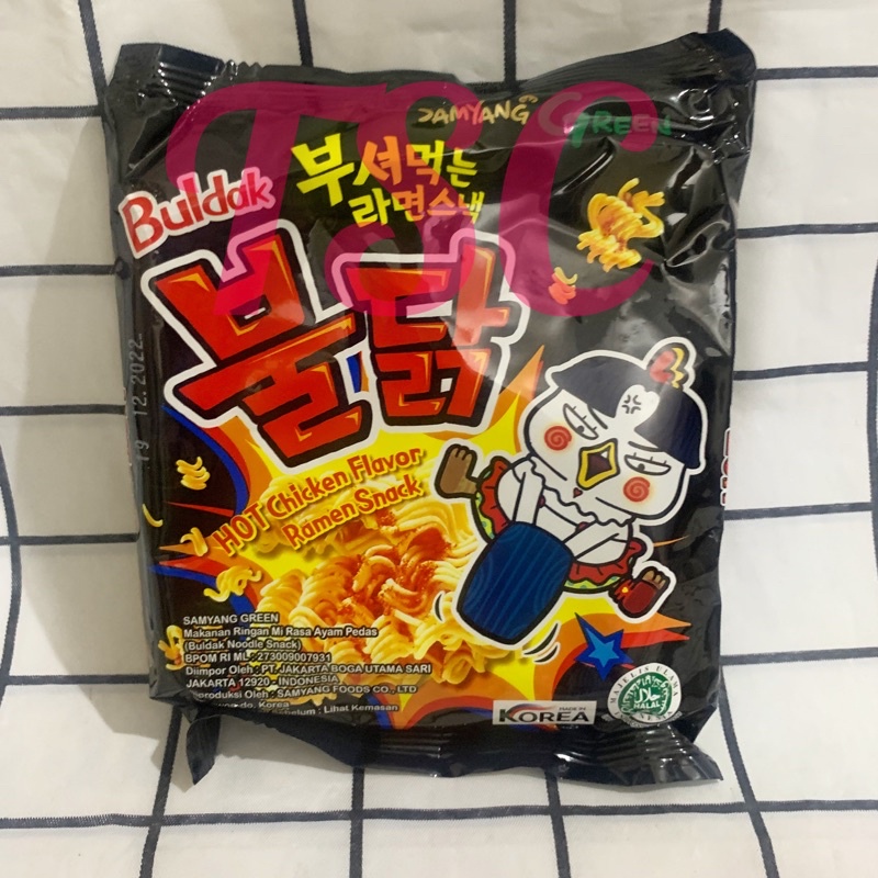 

Samyang Green Buldak Hot Chicken Flavor Ramen Snack Samyang Ramen / Buldak Noodle Snack