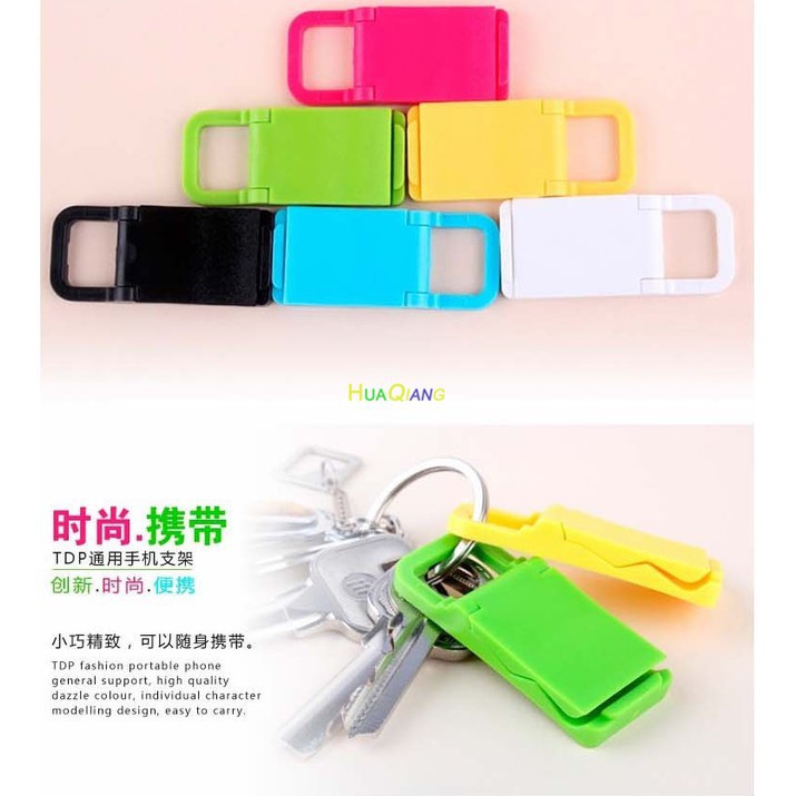 Stand Holder Handphone Portable Adjustable Bahan Plastik