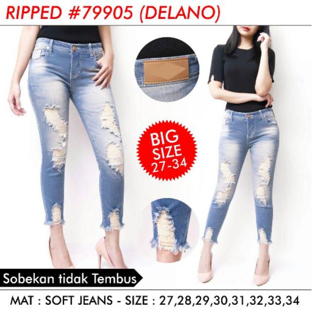 Lmf jeans Delano ripped size 27-34