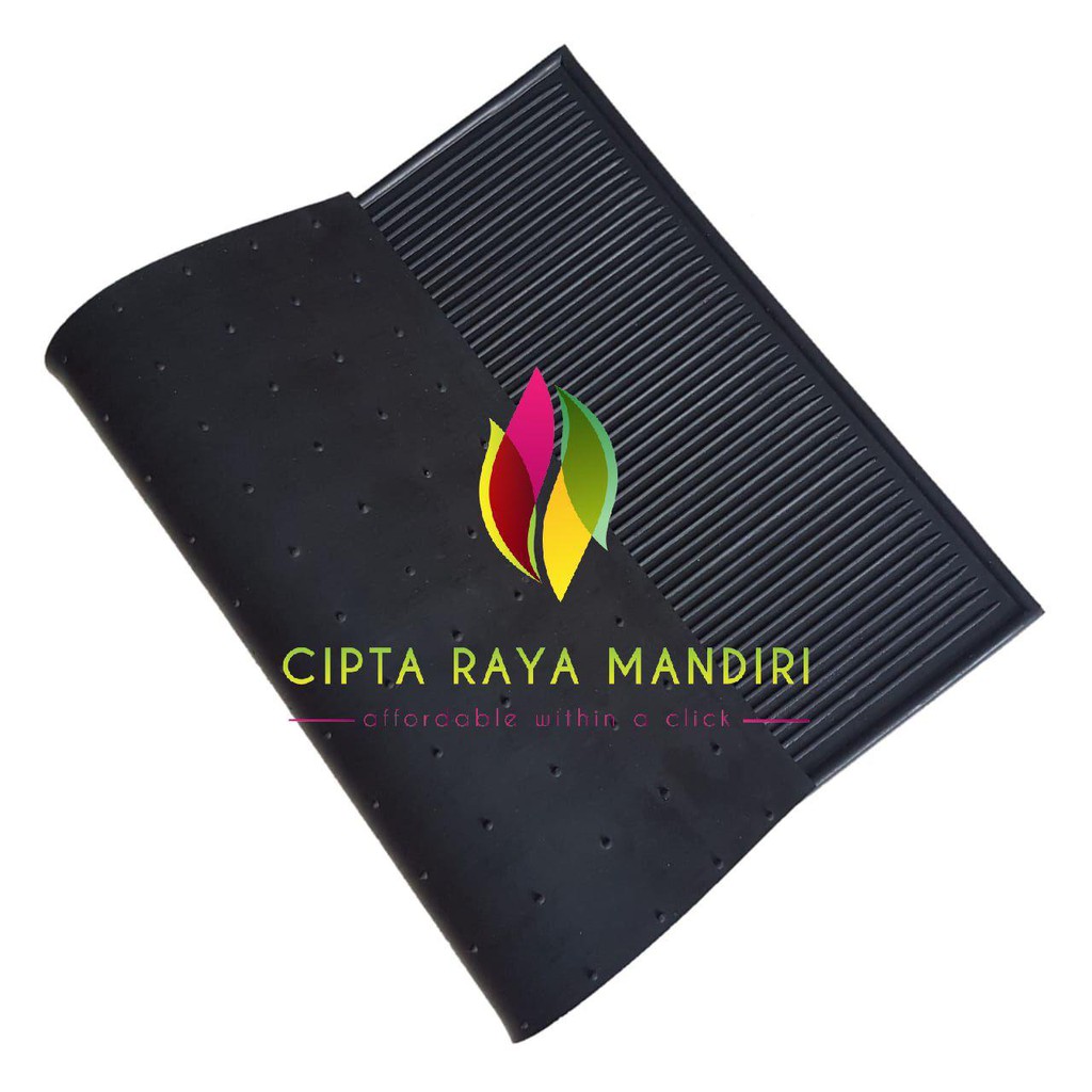 Karpet Karet Lantai Mobil TRD Polos / Karpet Universal Mobil Karpet Truk Keset Kaki Anti Slip Murah