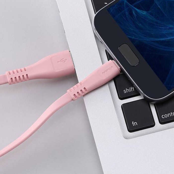 LIVE Kabel Micro USB Pendek 30cm untuk HP Android Powerbank PB Warna Warni Random Lucu Pastel