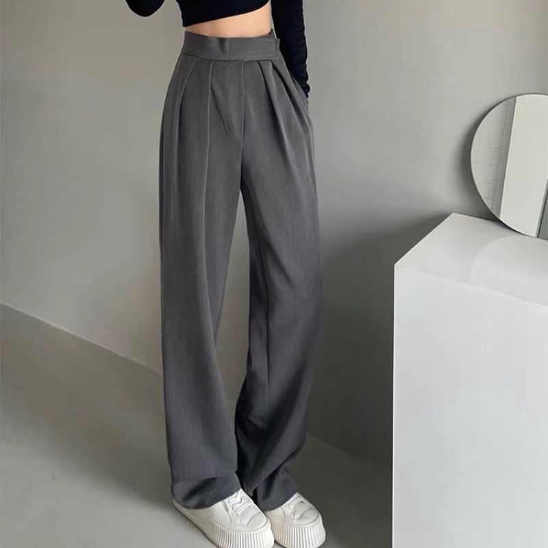 Velcro Pants (perekat) | Celana Longgar Korean Style Highwaist