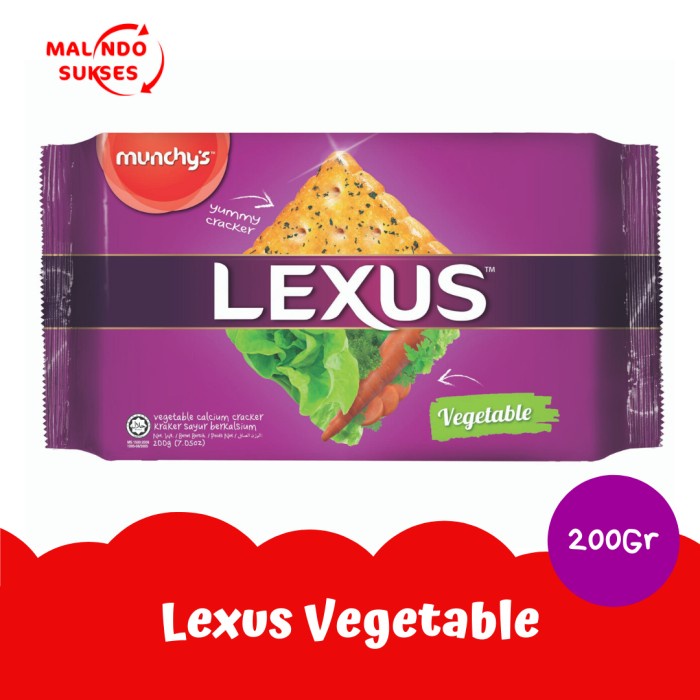 

Wafer-Biskuit- Lexus Vegetables Family Pack 200 Gr -Biskuit-Wafer.