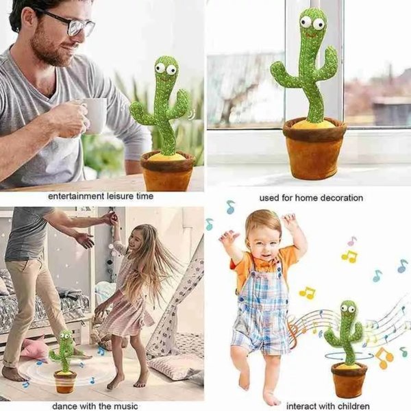Boneka Goyang Kaktus Bicara