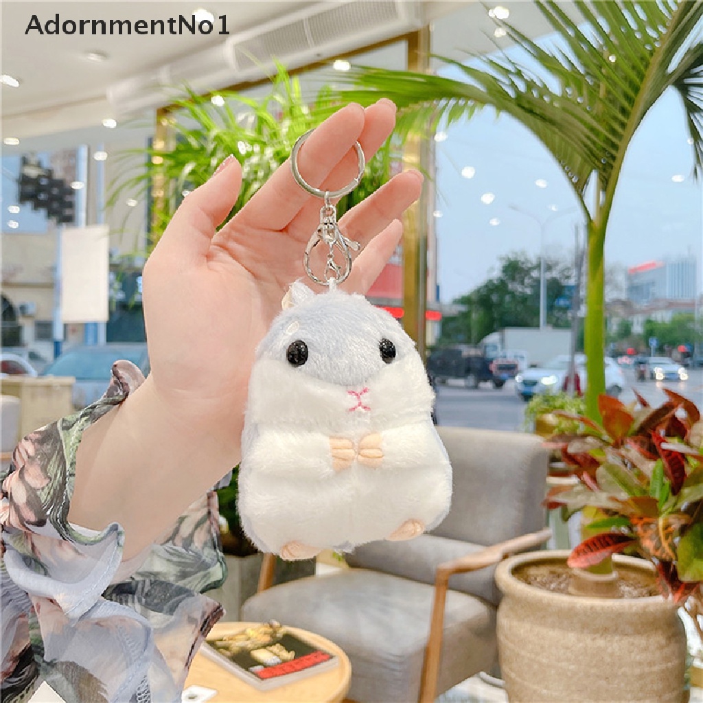 (AdornmentNo1) Gantungan Kunci Boneka hamster Bahan plush