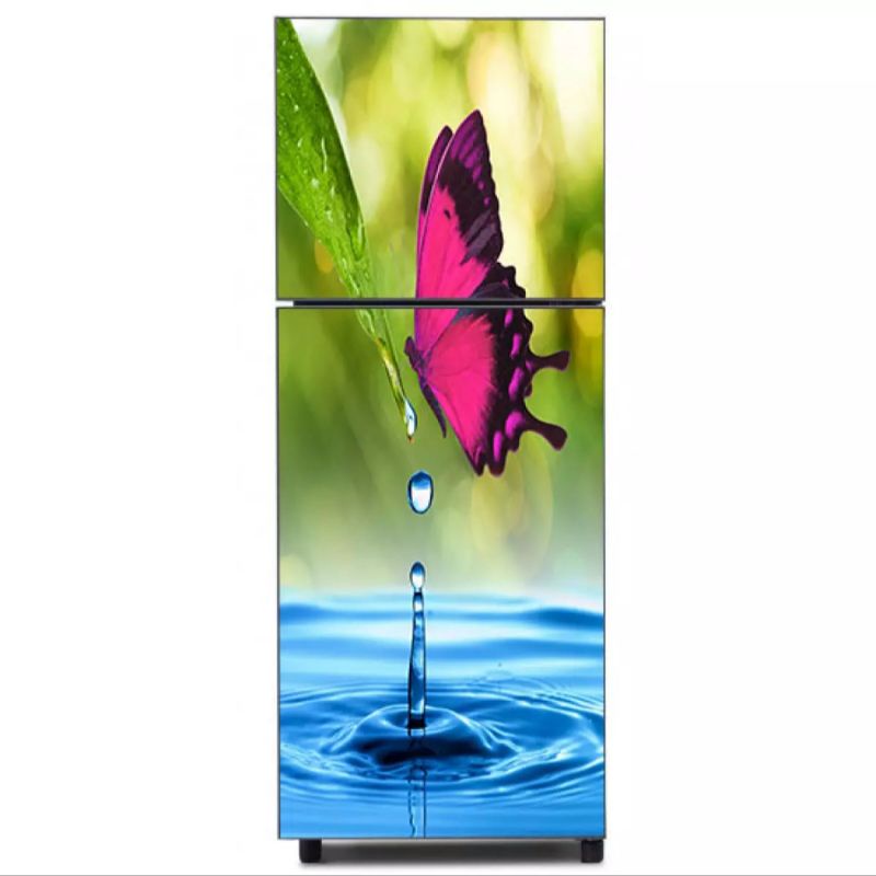 STIKER KULKAS 2 PINTU (AQUA BUTTERFLY)