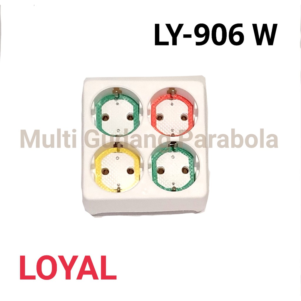 Stop Kontak 4in1 Loyal LY 906 W Extension Standar SNI