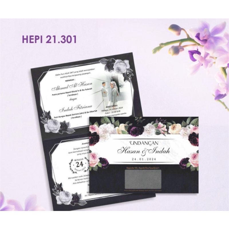 UNDANGAN PERNIKAHAN HEPI 21.301