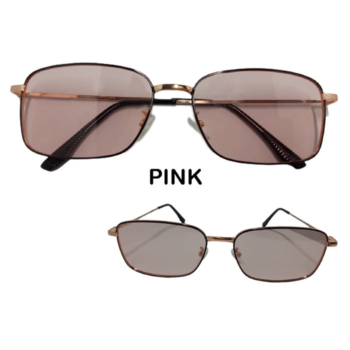 misi- Kacamata Normal Photocromic Wanita Pria Unisex Kaca mata Potokromik