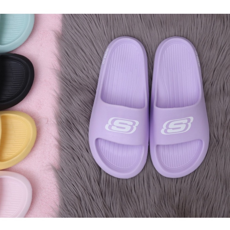 Sandal Wanita Selop Skecher Sandal Skechers Cewek Sandal Slip On Skechers Sendal Selop Sketcher Original Cewek Korea Murah Sendal Slide Wanita Terbaru