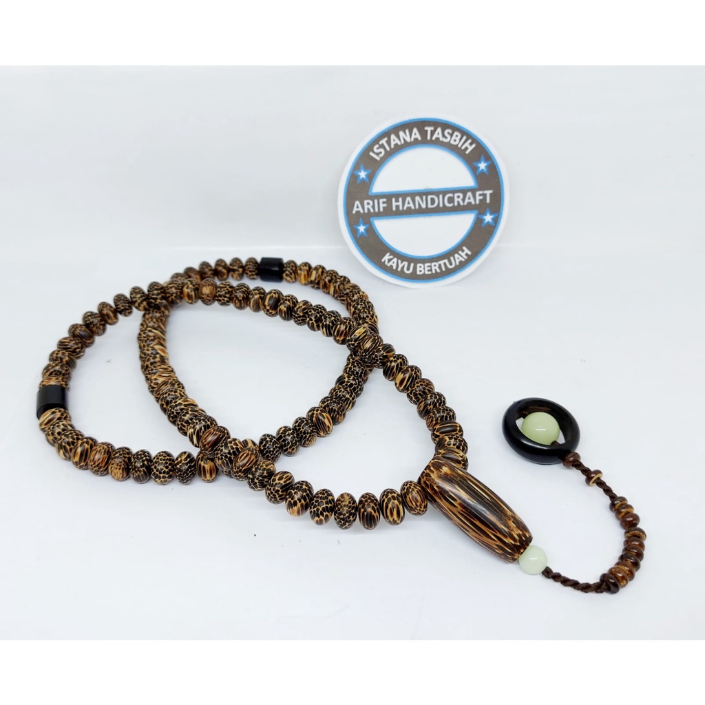 tasbih kalung kayu liwung model terbaru