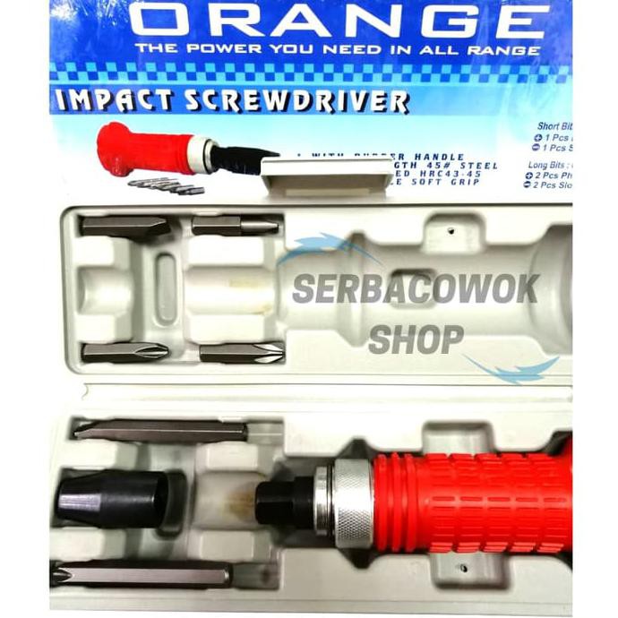 Obeng Ketok Putar/Vesel Orange