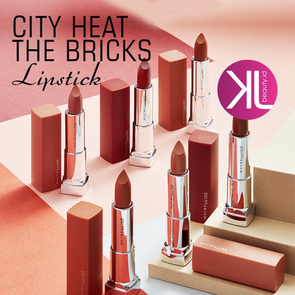 MAYBELLINE CITY HEAT THE BRICKS  Lipstick