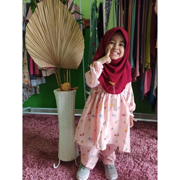 one set  anak rayon premium/ setcel rayon premium anak