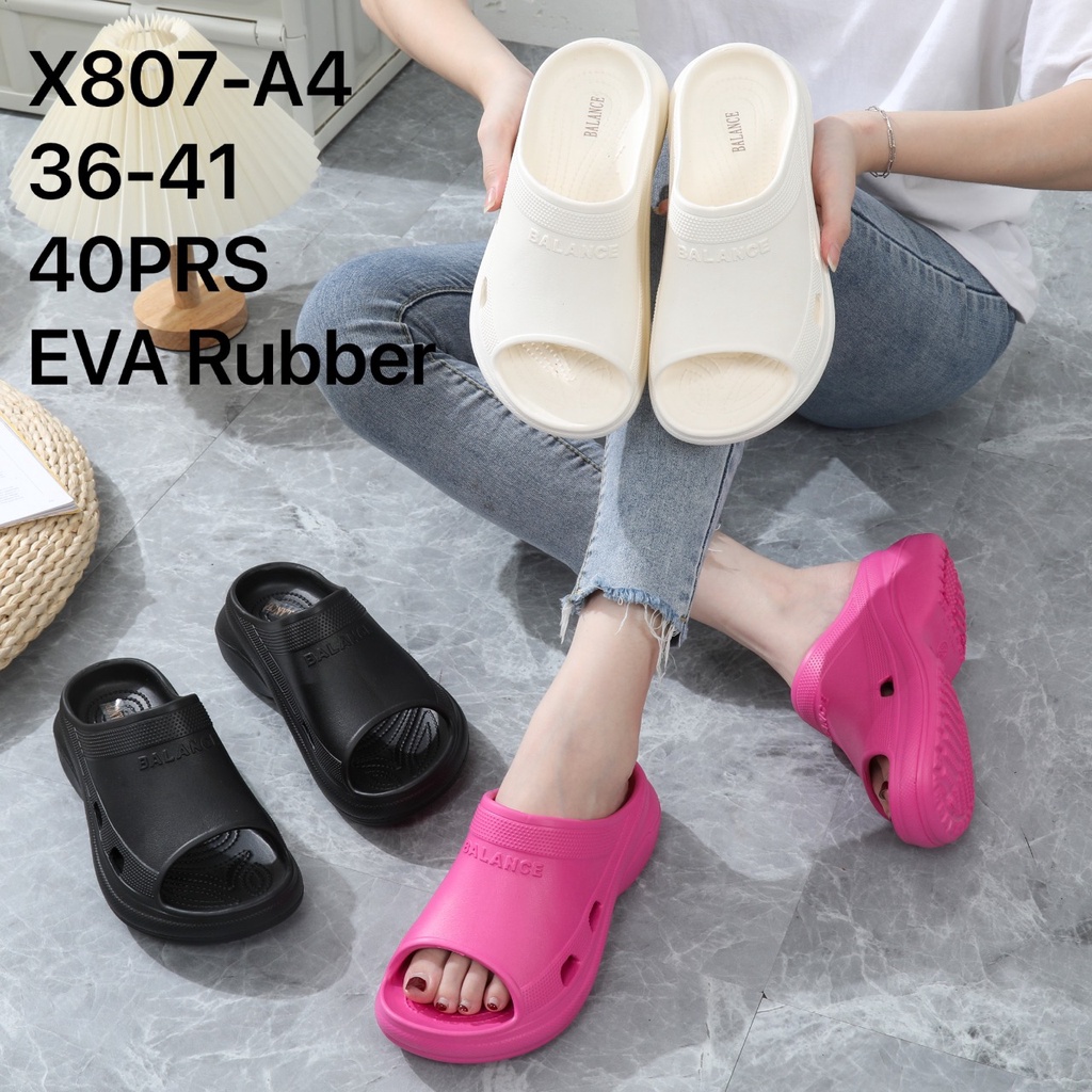 SANDAL FUJI SLIDE EVA RUBBER X807 BLC