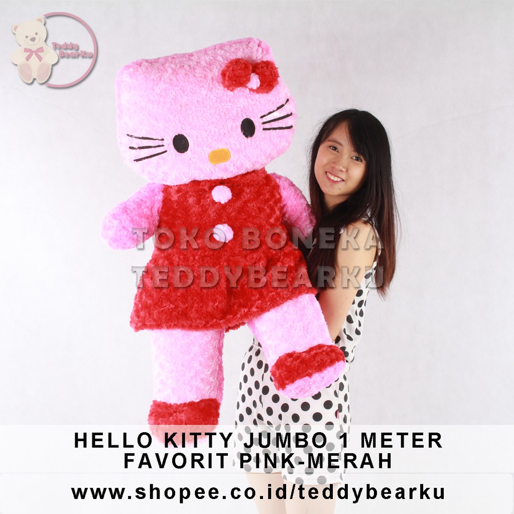 Boneka Hello Kitty Jumbo 1 Meter FAVORIT PREMIUM