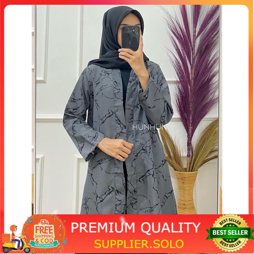 S.S OUTER TUNIK ABSTRAK / CARDIGAN MOTIF HITS